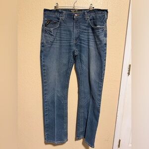 Men’s Ariat Rebar M5 Straight Leg Jeans Size 38x34